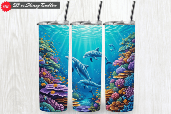 3D Ocean Dolphins Summer Tumbler 20 Oz: A Deep Dive into Sublimation Design