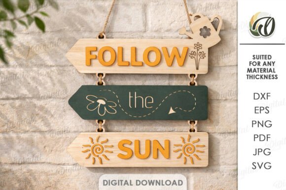 3D Summer Wall Decor Laser Cut: A Digital Design Evaluation