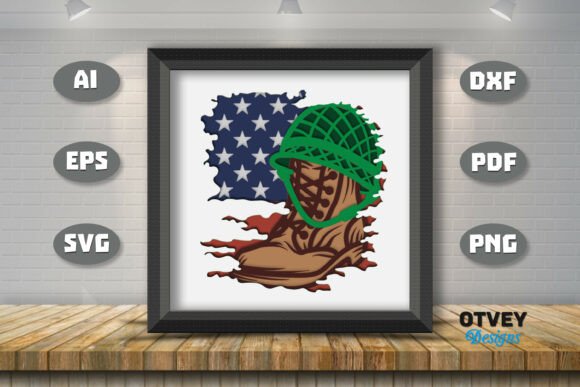 4th July Patriotic 3D Shadow Box Layered: A Strategic Approach to Digital Craft Assets