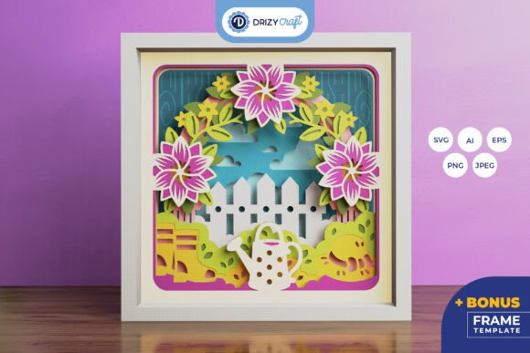 Bringing Spring to Life: The Art and Utility of the Spring Garden 3D Shadow Box