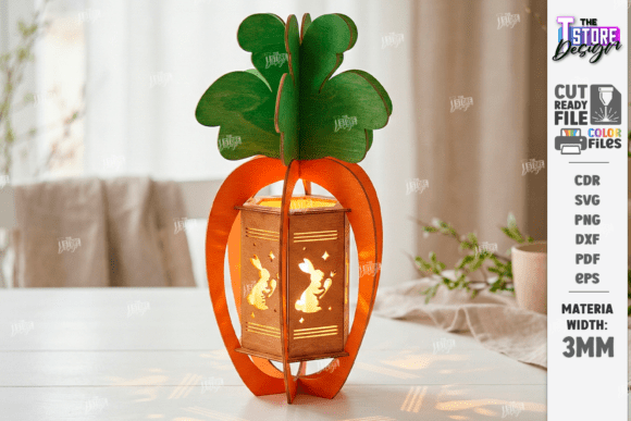 Bringing Spring to Life: The Art of Easter Lantern Laser Cut 3D Carrots