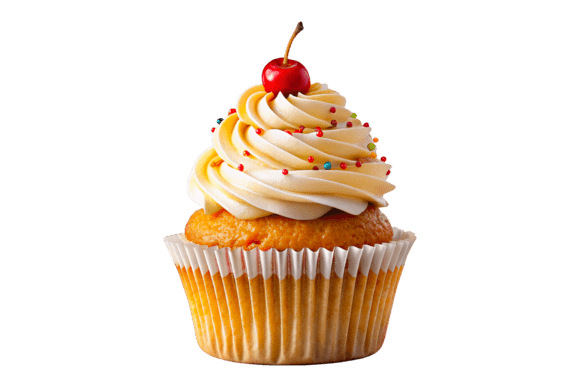Chocolate Cupcake with White Frosting 3D: A Premium Asset for Professional Design Workflows