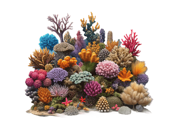 Dive Into Creativity: The Ultimate Guide to Vibrant Underwater Coral 3D PNG Assets
