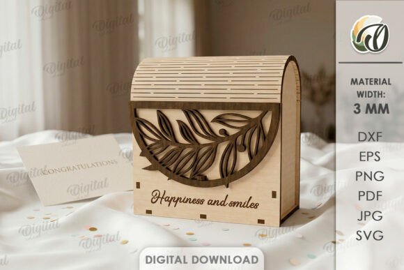 Elevating Craftsmanship with the 3D Gift Box Laser Cut Floral SVG Collection