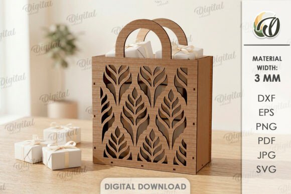 Elevating Gifting with the 3D Gift Bag Laser Cut Design