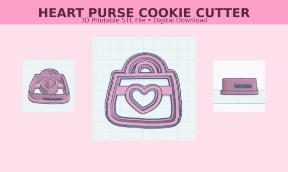 Love Bag Cookie Cutter 3D Model for 3D Printing: A Practical Evaluation