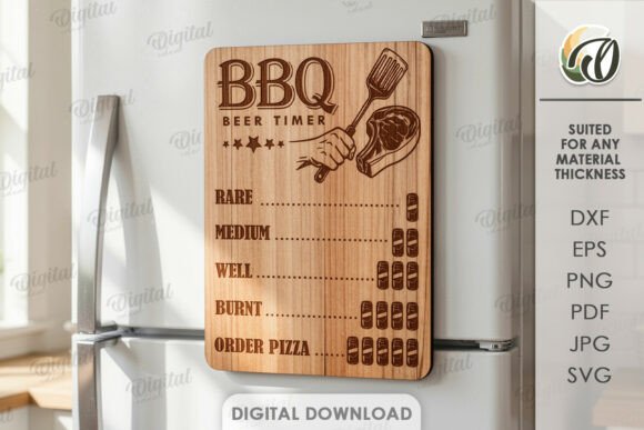 Mastering the 3D BBQ Timer Magnet Laser Cut Workflow