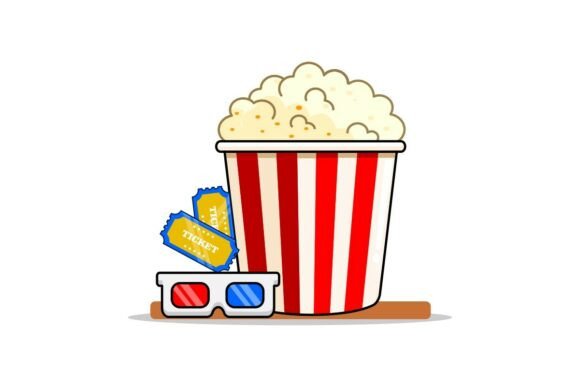 Popcorn, Tickets, and 3D Glasses: A Visual Asset for Modern Entertainment
