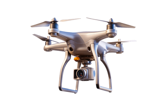 Realistic Flying Drone 3d Rendering PNG